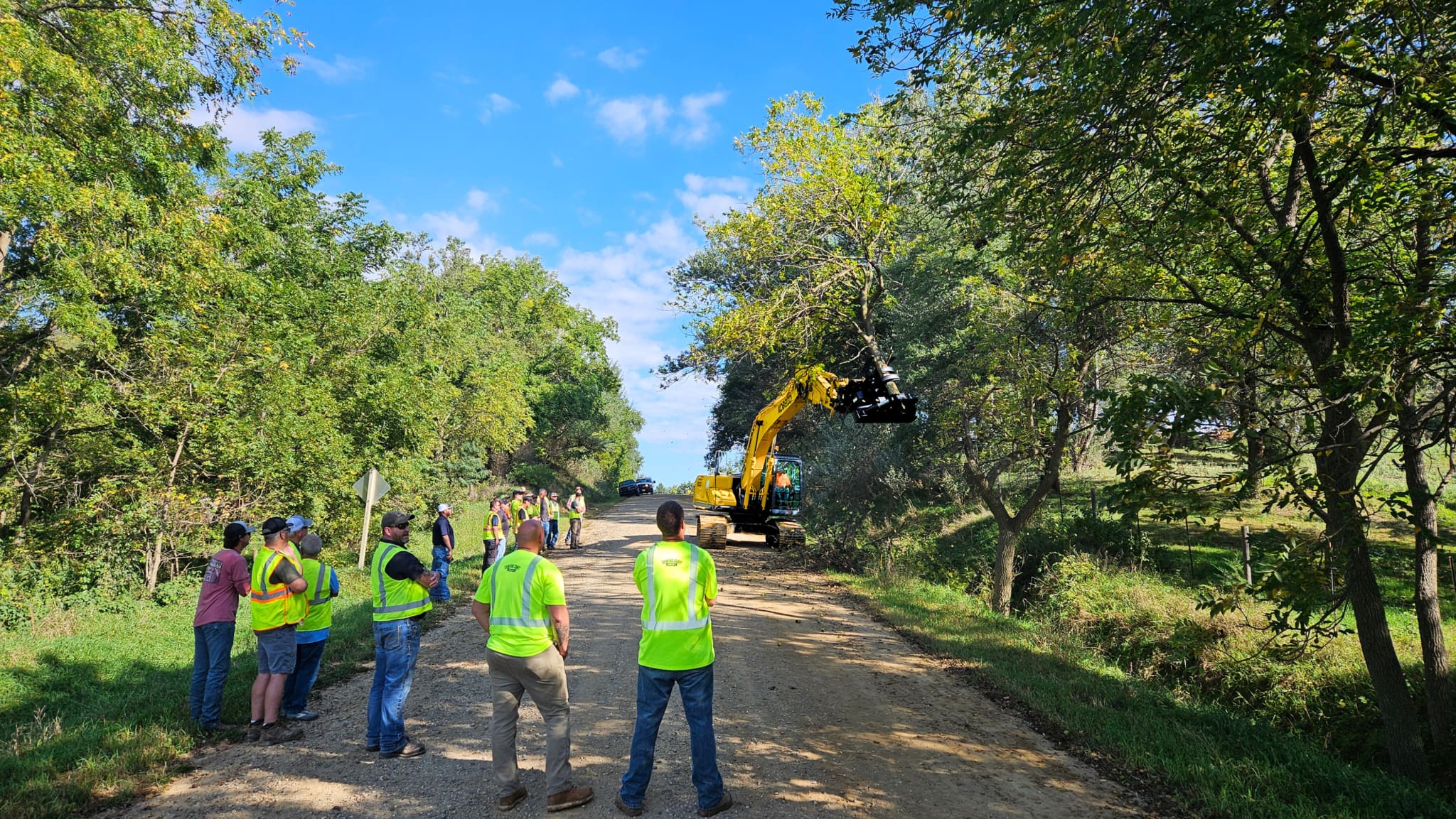 Dymax Tree Shear Demonstration in Iowa